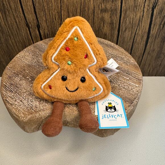 Jellycat Tree Cookie NEW! Jellycat Amuseables FAST SHIP Jellycat Christmas - Picture 1 of 8